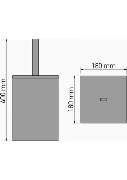 Çöp Kovası, Kapaklı, Kare, 304K,5 Lt - Parlak Paslanmaz Çelik fiyatları