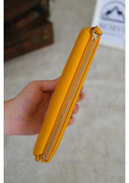 Telefon Bölmeli Hakiki Deri Kadın Cüzdan indirimleri