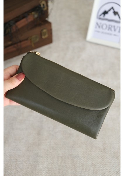 Telefon Bölmeli Hakiki Deri Kadın Cüzdan indirimleri