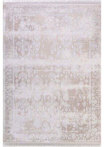 Özel Akrilik Dokuma Bej Krem Renkli Modern Halı Inspıratıon Serisi 00650H