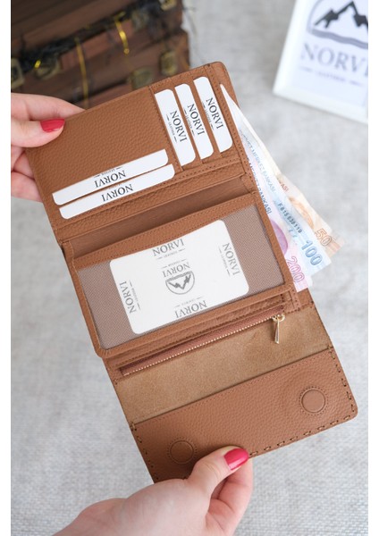 Saraciye Dikişli Çok Bölmeli Hakiki Deri Kadın Cüzdan fiyatları