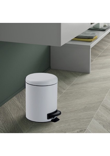 Çöp Kovası, Pedallı, Soft, 3lt - Mat Beyaz fiyatları