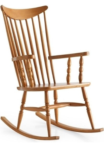 Willlow Rocker Ahşap Sallanır Sandalye