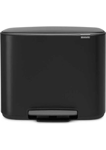 Bo Çöp Kovası, Pedallı, 36LT - Mat Siyah