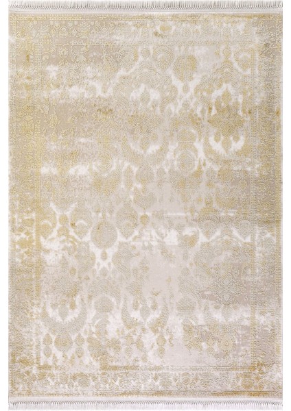 Özel Akrilik Dokuma Bej Gold Renkli Modern Halı Inspıratıon Serisi 00650D