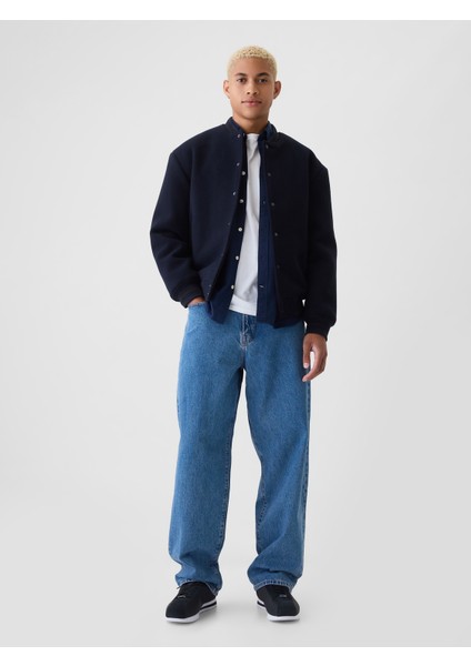 Erkek Lacivert Standart Fit Oxford Gömlek fırsatları