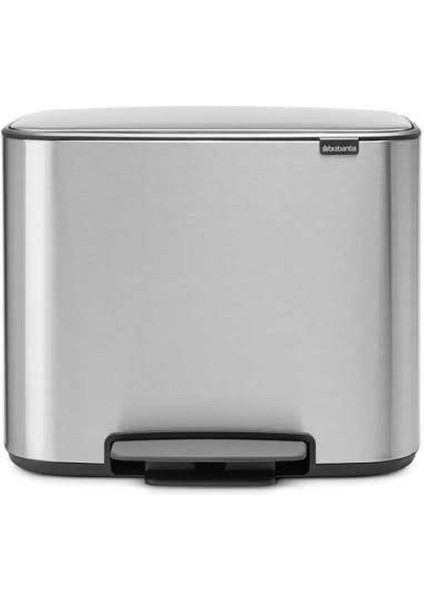 Bo Çöp Kovası, Pedallı, 36LT - Paslanmaz Çelik