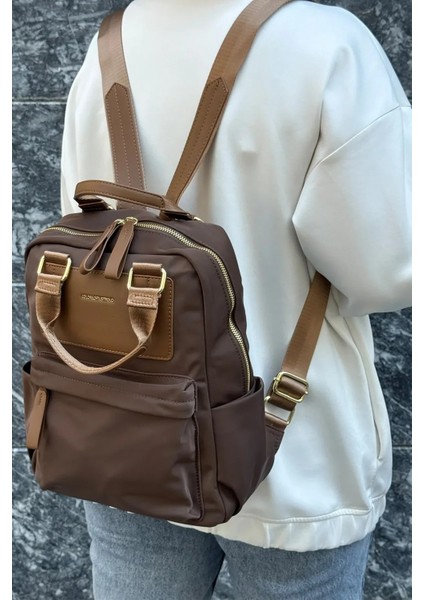 Ithal Saten Kumaş Kadın Sırt Çantası