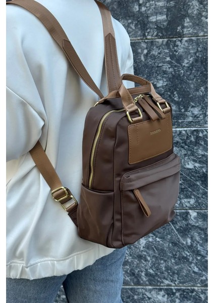 Ithal Saten Kumaş Kadın Sırt Çantası