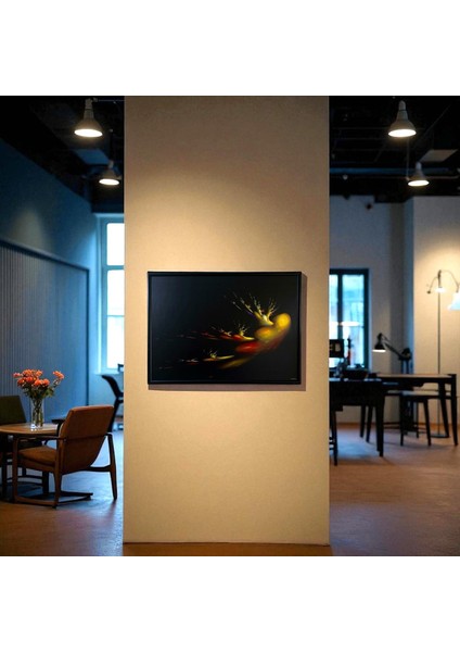 Dekoratif Soyut Tablo 50 x 70 cm CAN104 - Ev - Otel - Ofis - Hastahane - Kafe - Restoran Dekorasyonu