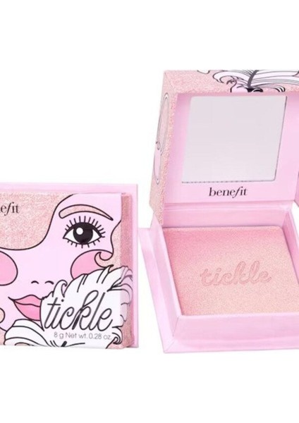 Tickle - Altın Pembe Tonlarda Aydınlatıcı Pudra
