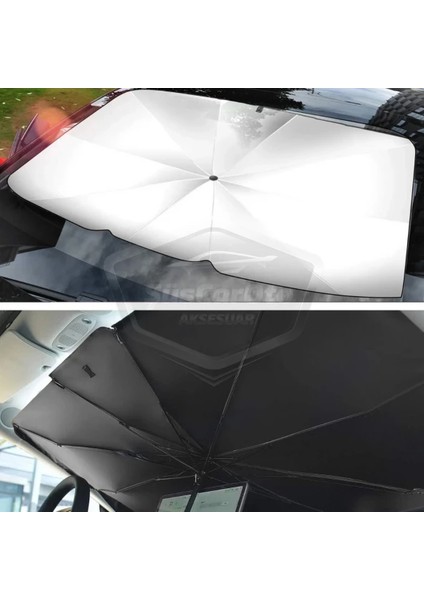 Renault Symbol, Dacia Sandero, Opel Corsa, Ford Ka, Peugeot 208 Uyumlu Oto Şemsiye