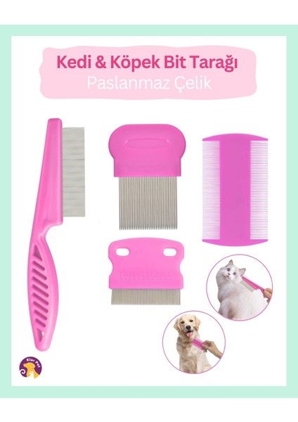 Kedi ve Köpek Için Pire Tarağı – Parazit ve Kene Önleyici Tarak Seti ( Yeşil) fiyatları