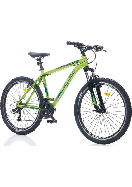 Vıa 1.1 Erkek Dağ Bisikleti 459H V 27.5 Jant 21 Vites Yeşil Koyu Yeşil Gri