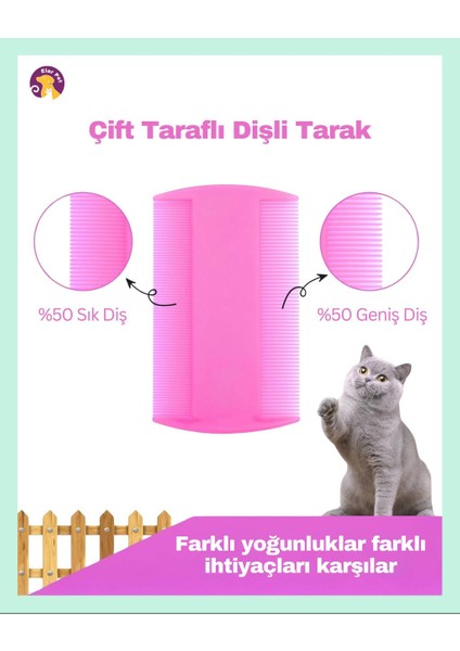 Kedi ve Köpek Için Pire Tarağı – Parazit ve Kene Önleyici Tarak Seti ( Yeşil) indirimleri