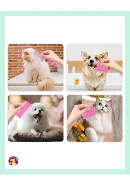 Kedi ve Köpek Için Pire Tarağı – Parazit ve Kene Önleyici Tarak Seti ( Yeşil)