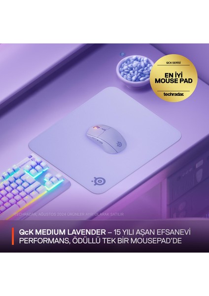 Qck Medium Gaming Oyun Mousepad - Lila fiyatları