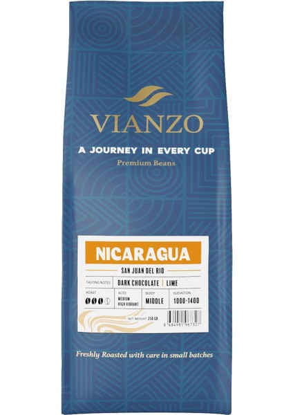 Nicaragua San Juan Del Rio Çekirdek Kahve Avantaj Paketi, %100 Arabica 2X250 G fiyatları