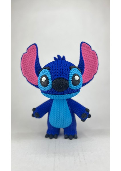 Dekoratif Örgü Görünümlü 18 cm Stitch Figür
