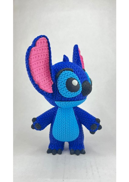 Dekoratif Örgü Görünümlü 18 cm Stitch Figür modelleri