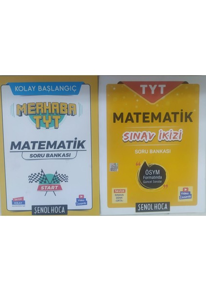 Şenol Hoca Yayınları Merhaba Tyt Matematik Soru Bankası+Matematik Sınav Ikizi
