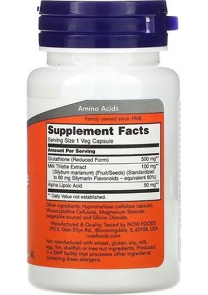 Glutathione 500 Mg 30 Kapsül fiyatları