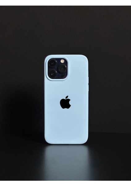 IPHONE11UYUMLU Apple Logolu Kenar Köşesi Oval Içi Kadife Lansman Kılıf