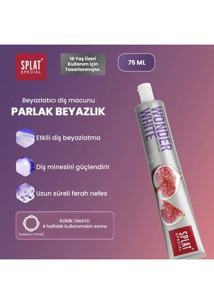 Wonder White Incir Özlü Diş Macunu 75 ml fiyatları