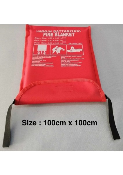 Yangın Battaniyesi 100X100 cm