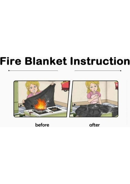 Yangın Battaniyesi 100X100 cm modelleri