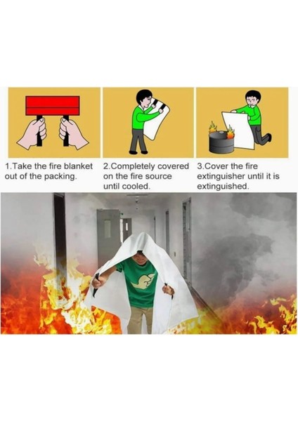 Yangın Battaniyesi 100X100 cm indirimleri