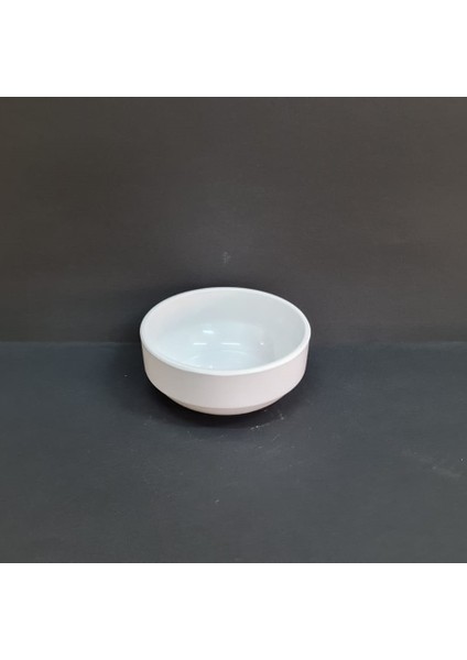 6 Adet Kırılmaz Melamin Çorba Kasesi 12 cm - Derinlik 5 cm - Beyaz
