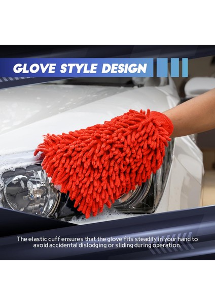 Flakpanzer Mikrofiber Araba Yıkama Eldiveni 23X18CM Yüksek Emiş Özellikli Şönil Tasarım fiyatları