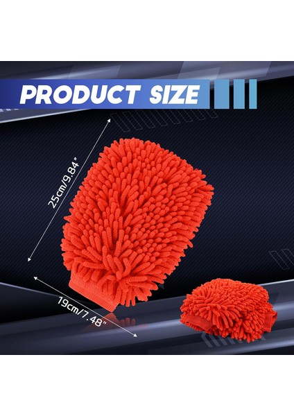 Flakpanzer Mikrofiber Araba Yıkama Eldiveni 23X18CM Yüksek Emiş Özellikli Şönil Tasarım indirimleri