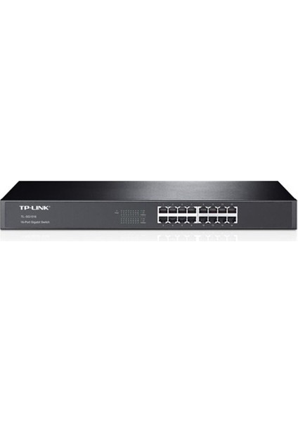 TL-SG1016 16 Port 10-100-1000 Mbps Switch Çelik Kasa Rack Mount
