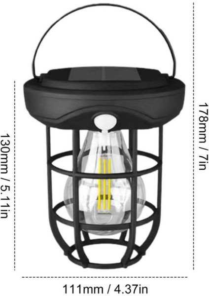 Büro Ev Ofis Kamp Keyfi Için Solar Şarjlı Taşınır LED Fener fırsatları