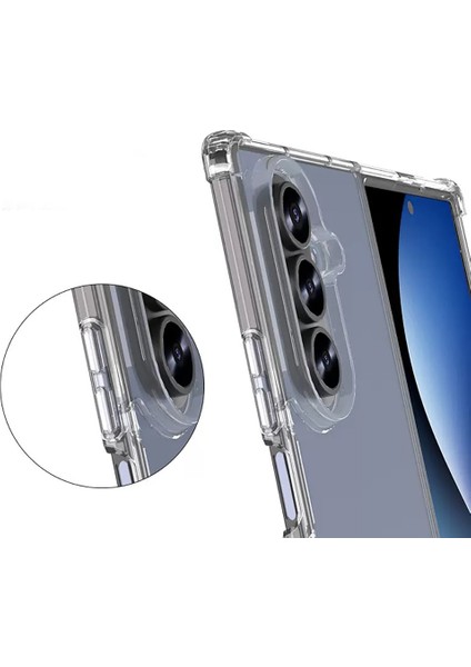 Samsung Galaxy Z Fold 7 Kılıf Ultra Korumalı Şeffaf Antishock Silikon modelleri