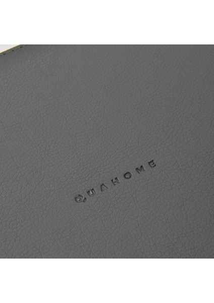 Marta Dekoratif Deri Tepsi Antrasit 35X19X3 cm fırsatları