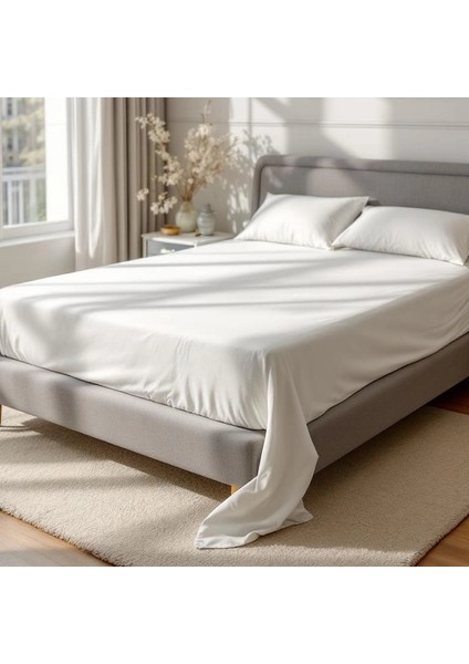 Odin 300 Tc Pamuk Saten King Size Çarşaf Beyaz fiyatları