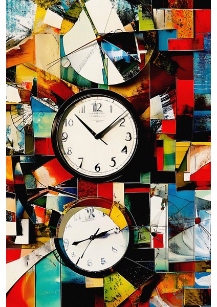 Dekoratif Çok Renkli Sanat Kanvas Tablo