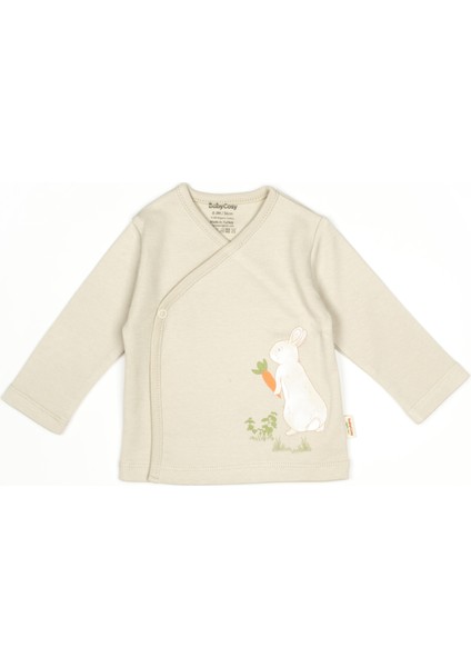 Unisex Bebek Organik Pamuklu Naturel Tavşan Desenli 10'lu Hastane Çıkışı Seti fiyatları