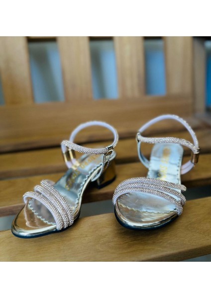 Gala Taş Işlemeli Çocuk Topuklu Ayk.