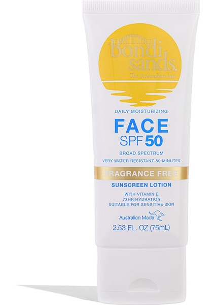 Bondi Bands Face Spf 50+ Fragrance Free Güneş Koruyucu 75 ml
