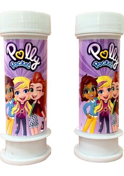 ​​​​​​​polly Pocket Temalı 2'li Köpük Baloncuk modelleri