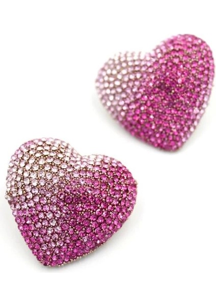 Kalp Küpe - Pembe fiyatları