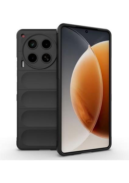 Tecno Camon 30 4g Kılıf Içi Kadife Dolgulu Dalga Tutma Haznelli Premium Tpu Silikon Kapak Ryc/etnik