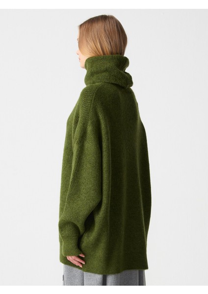 2268 Balıkçı Yaka Geniş Kazak-Haki modelleri