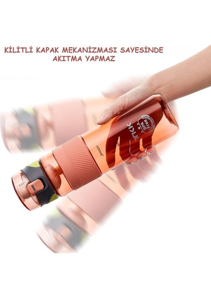 Vagon Life Tkk 550ML Pipetsiz Taşıma Askılı Süzgeçli Kilitlenebilir Kapak Su Matarası indirimleri