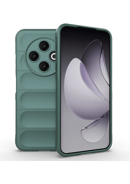 Tecno Spark 30C 4g Kılıf Içi Kadife Dolgulu Dalga Tutma Haznelli Premium Tpu Silikon Kapak Ryc/etnik