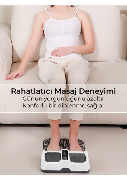 Ems Teknolojili Isıtmalı Ayak Masaj Aleti – Çok Fonksiyonlu, Dijital Ekranlı fiyatları